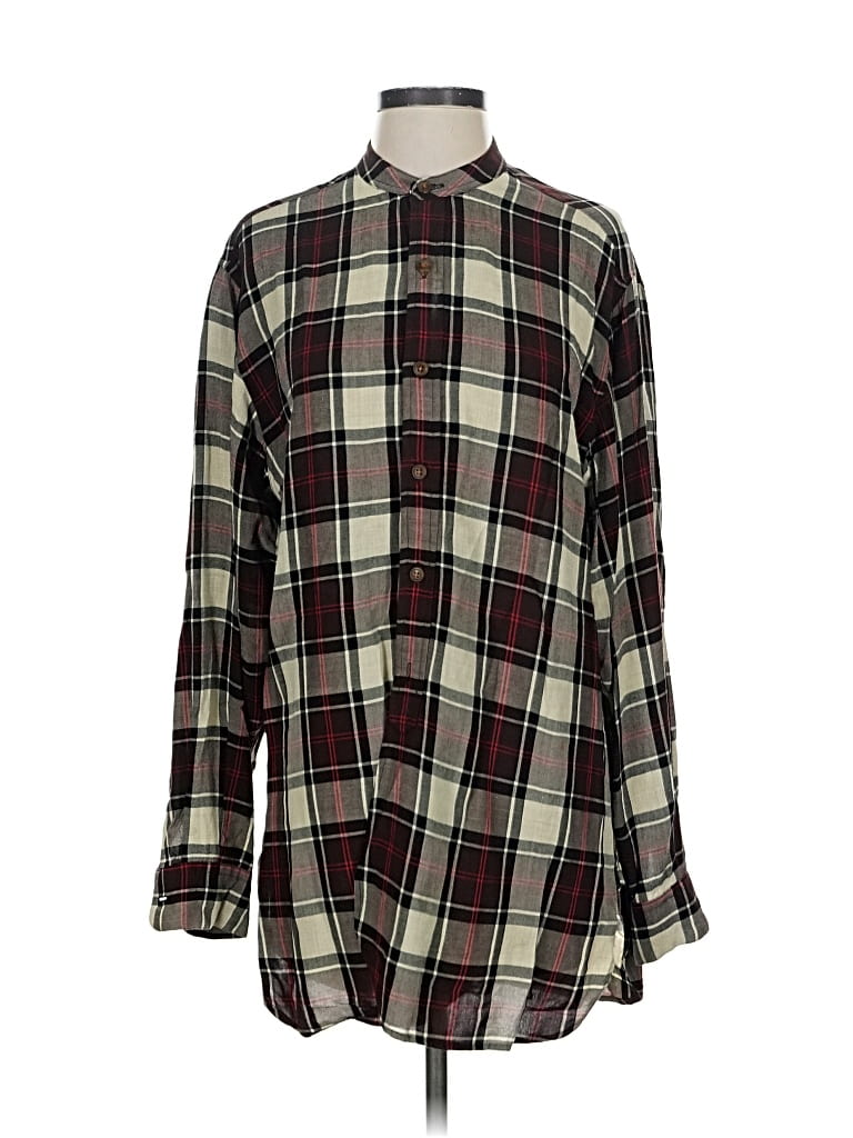 Pre-owned Armani Jeans Casual Dress In Burgundy