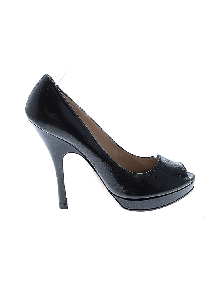 Pre-owned Prada Heels In Black