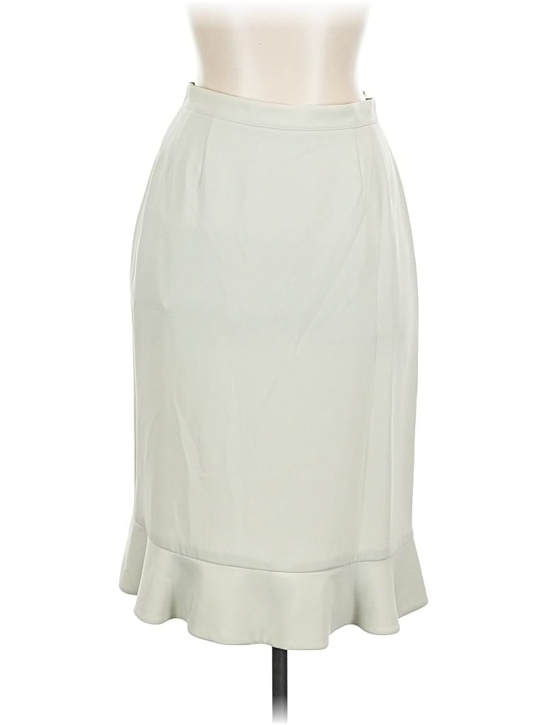 Pre-owned Unbranded Formal Skirt In White