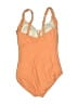 Sunseeker Solid Orange One Piece Swimsuit Size 10 - photo 2