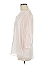 Calvin Klein 100% Polyester Ivory 3/4 Sleeve Blouse Size M - photo 5