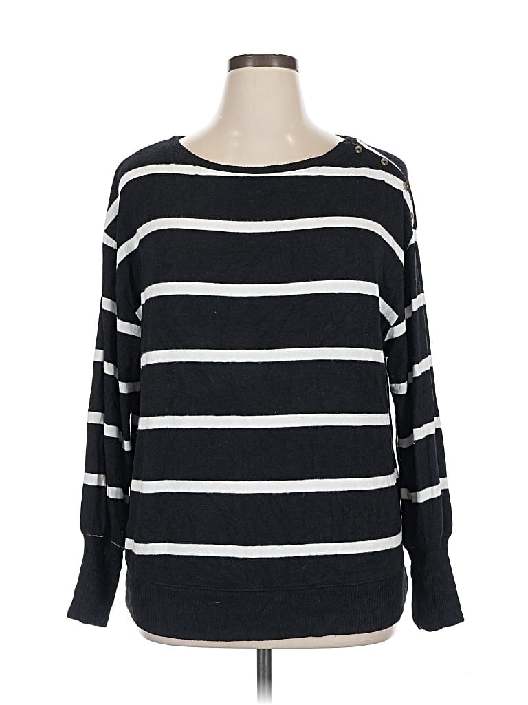 Pre-owned Sonoma Goods For Life Pullover Sweater In Black