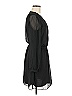 Express 100% Polyester Solid Black Cocktail Dress Size M - photo 4