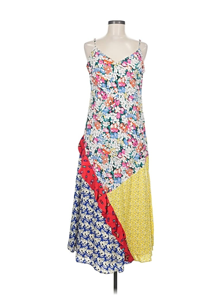 Pre-owned 52 Conversations By Anthropologie Casual Dress In Yellow