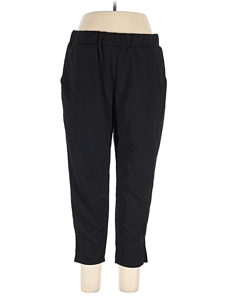 Shein Curve Casual Pants In Black
