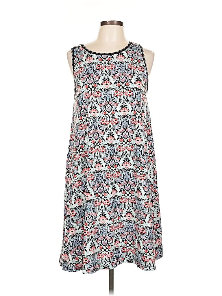 Pre-owned Ann Taylor Loft Casual Dress In Blue