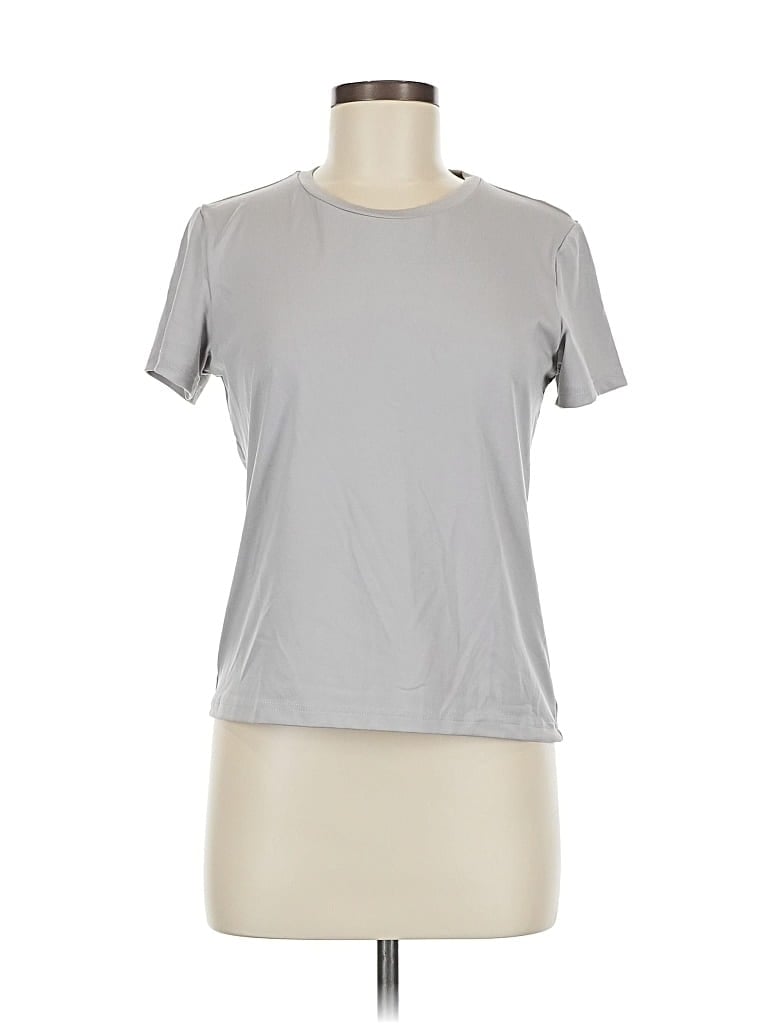 Pre-owned Unbranded Active T-shirt In Gray