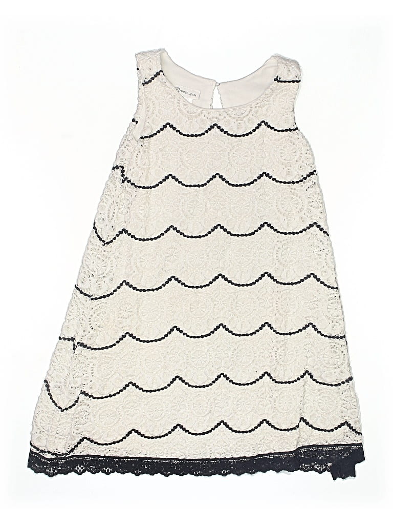 Pre-owned Bonnie Jean Kids' Dress In White