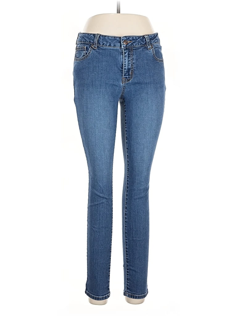 Pre-owned Roz & Ali Jeans In Blue