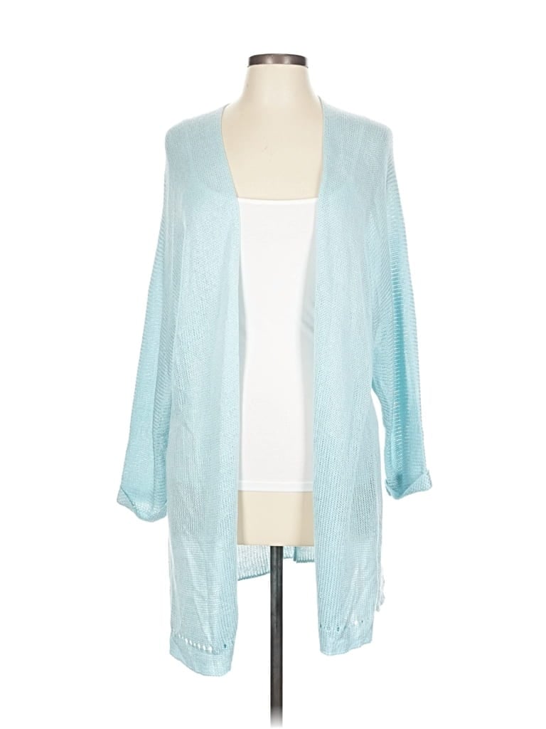 Pre-owned Unbranded Cardigan Sweater In Blue