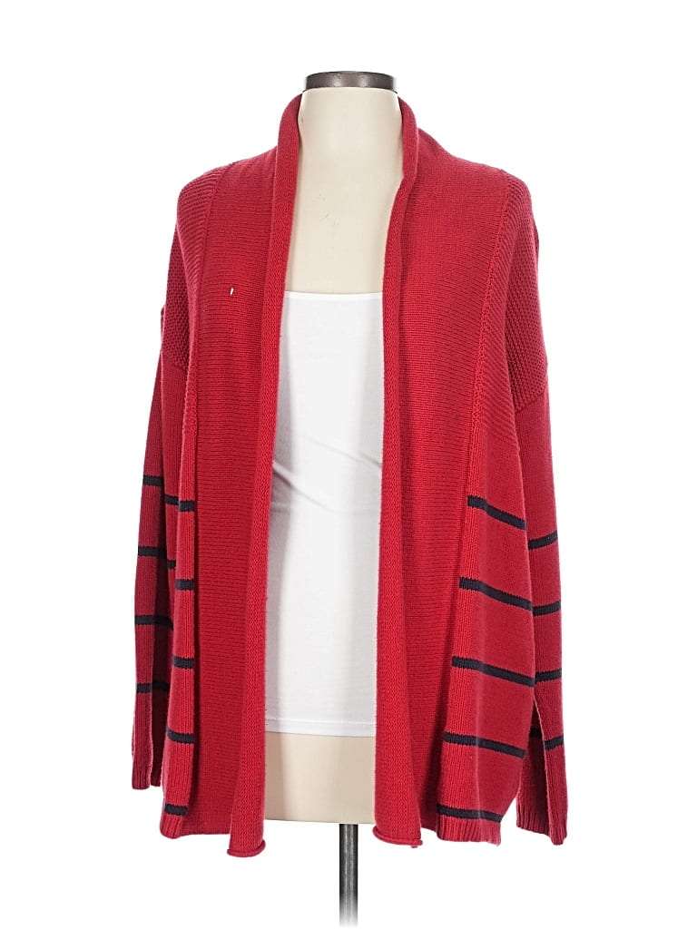 LIZ CLAIBORNE Pre-owned Cardigan Sweater In Red