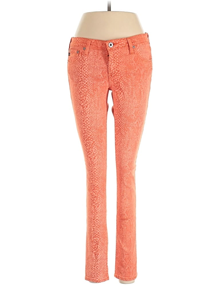 ADRIANO GOLDSCHMIED Pre-owned Jeggings In Orange