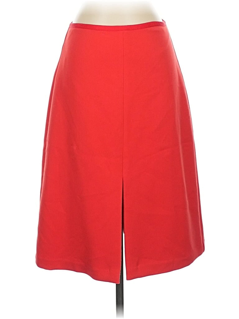 Pre-owned Ann Taylor Formal Skirt In Red