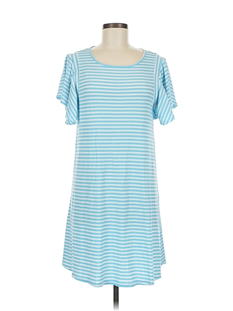 Pre-owned Lc Lauren Conrad Casual Dress In Blue