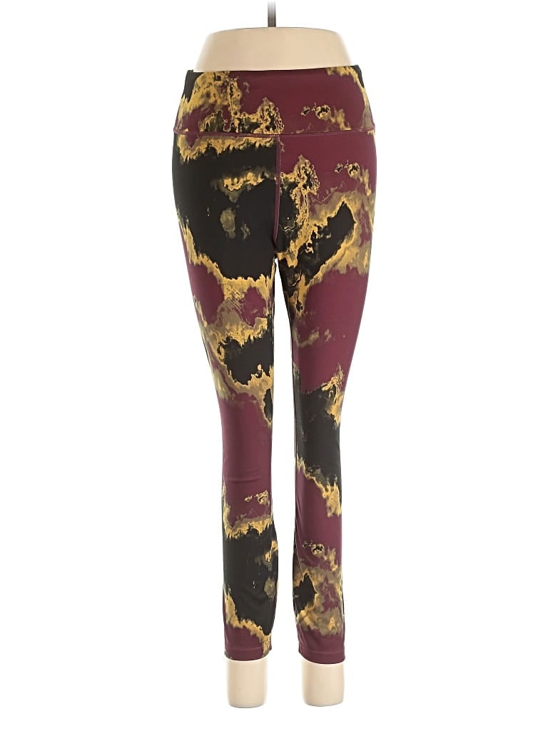 Pre-owned Joylab Leggings In Burgundy
