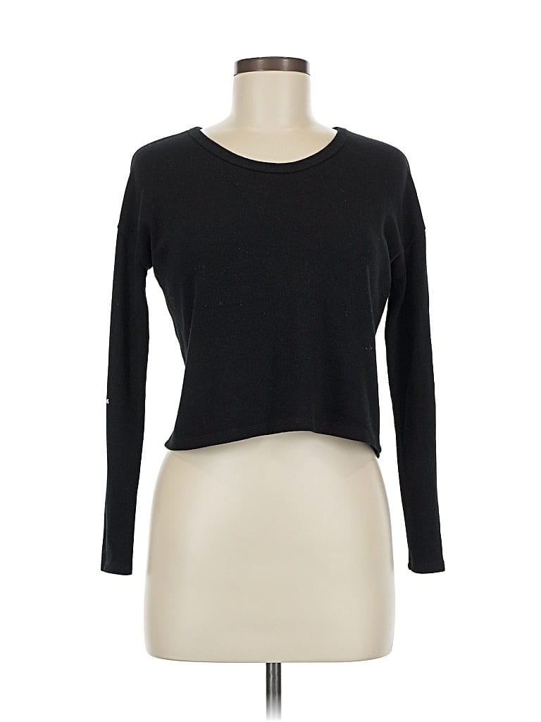 Pre-owned Brandy Melville Long Sleeve T-shirt In Black