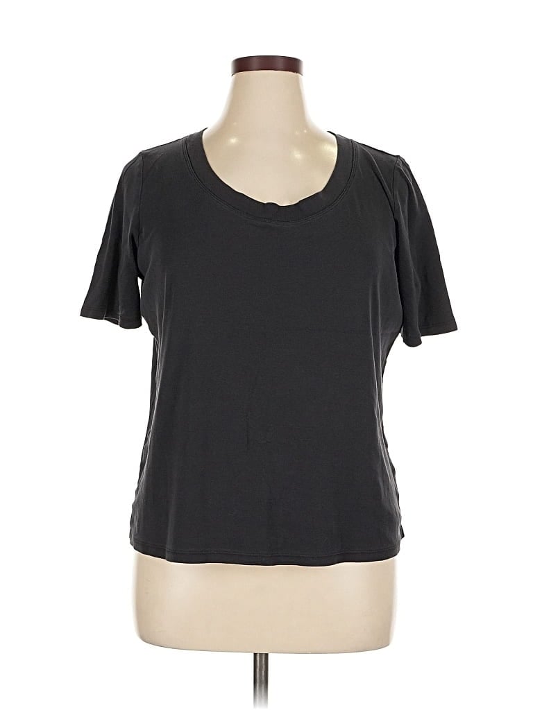 Pre-owned Talbots Short Sleeve T-shirt In Gray