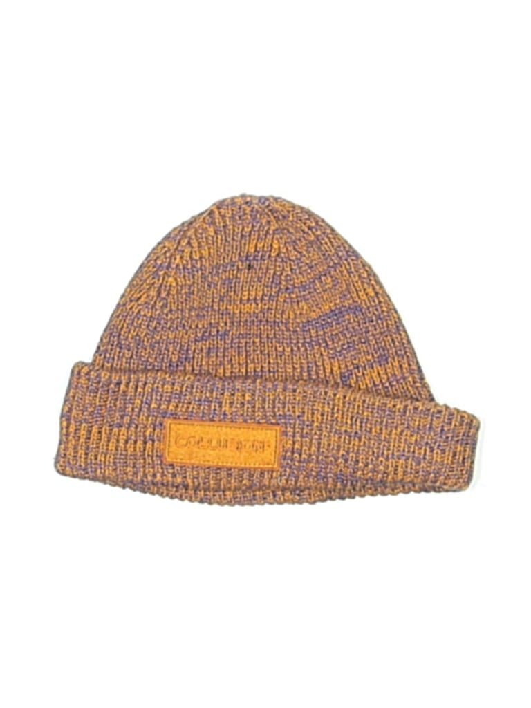 Pre-owned Collusion Beanie Hat In Orange