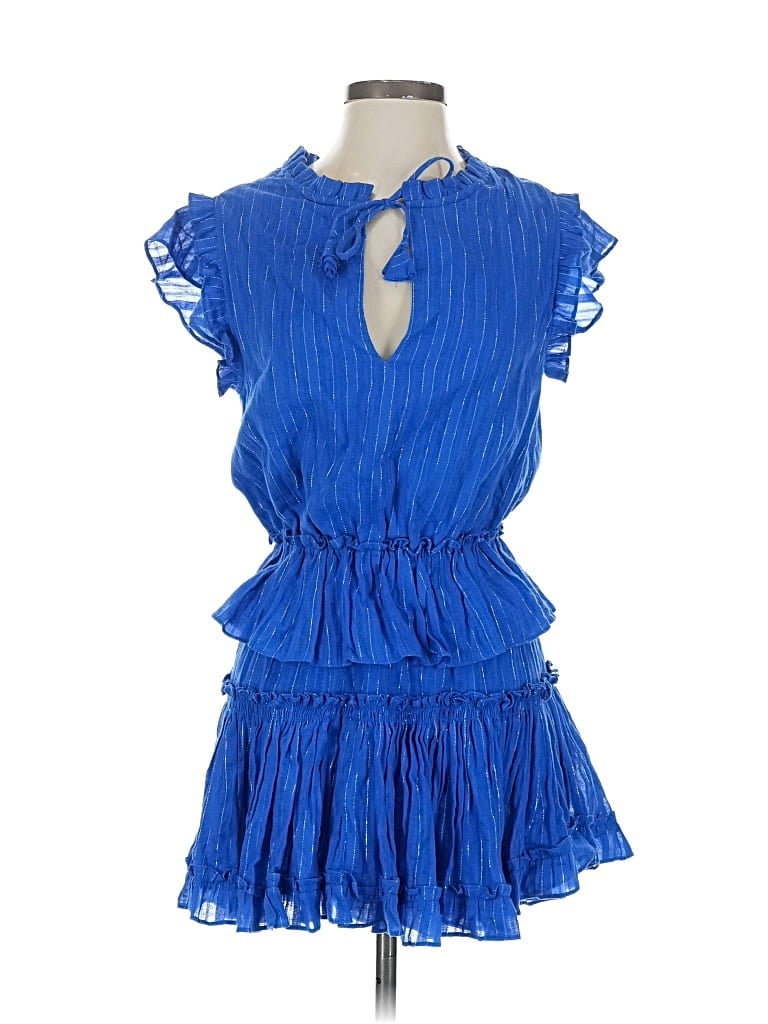 Pre-owned Misa Cocktail Dress In Blue