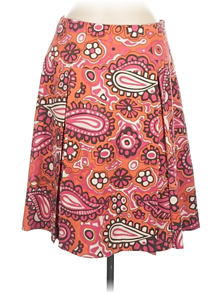 Pre-owned J. Mclaughlin Silk Skirt In Pink