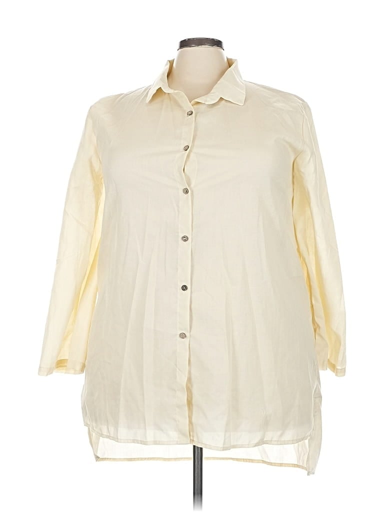 Click to view more detailed imagery on our partner's website Pre-owned Unbranded 3/4 Sleeve Blouse In White