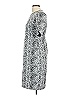 Taylor Animal Print Gray Cocktail Dress Size 10 - photo 5