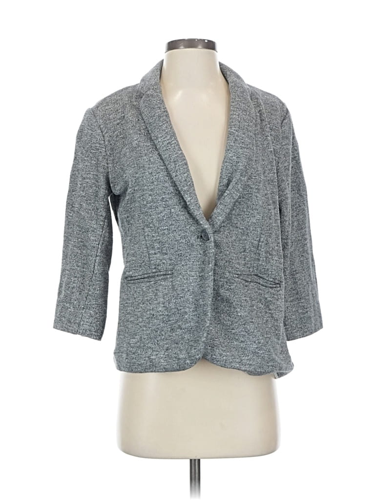 Pre-owned Lc Lauren Conrad Blazer Jacket In Gray