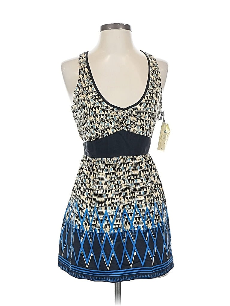 Hinge Cocktail Dress In Blue