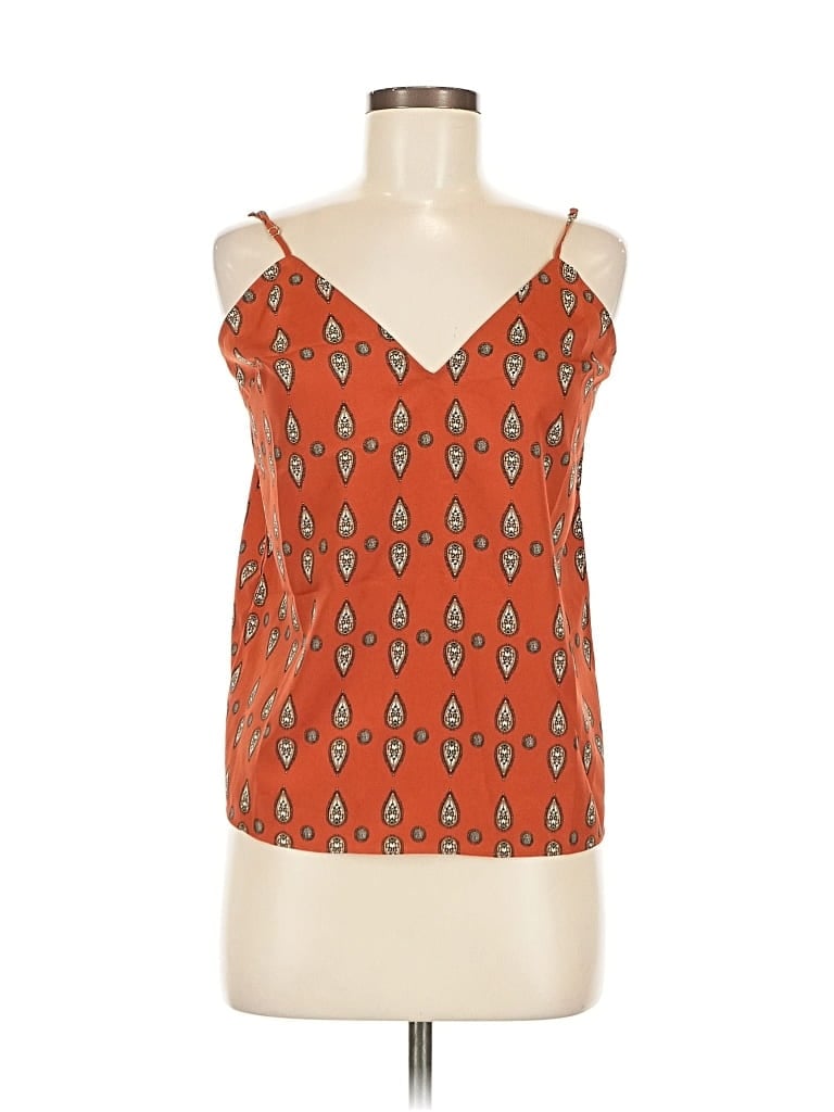 Pre-owned House Of Harlow 1960 X Revolve Sleeveless Blouse In Orange