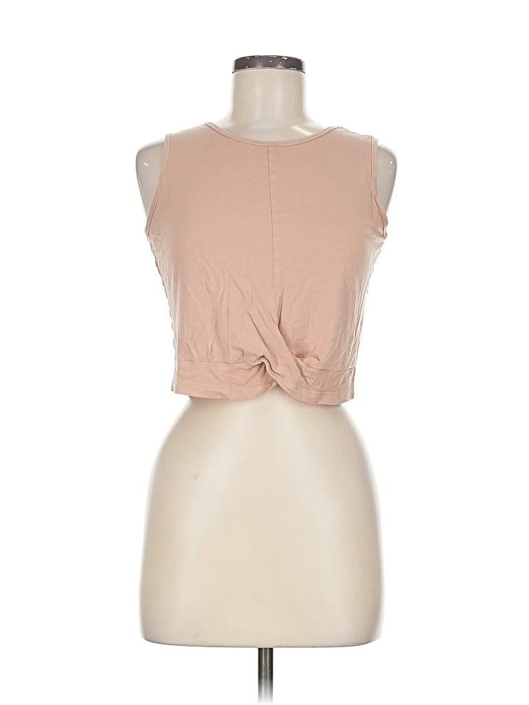 UNBRANDED Pre-owned Sleeveless T-shirt In Brown