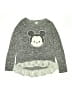 D-Signed Gray Long Sleeve Top Size 14 - 16 - photo 1