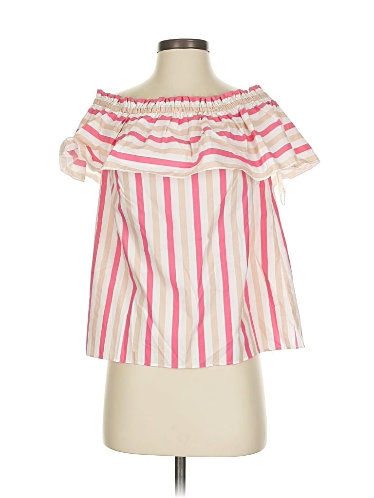 Click to view more detailed imagery on our partner's website Pre-owned Kate Spade New York Short Sleeve Blouse In Pink