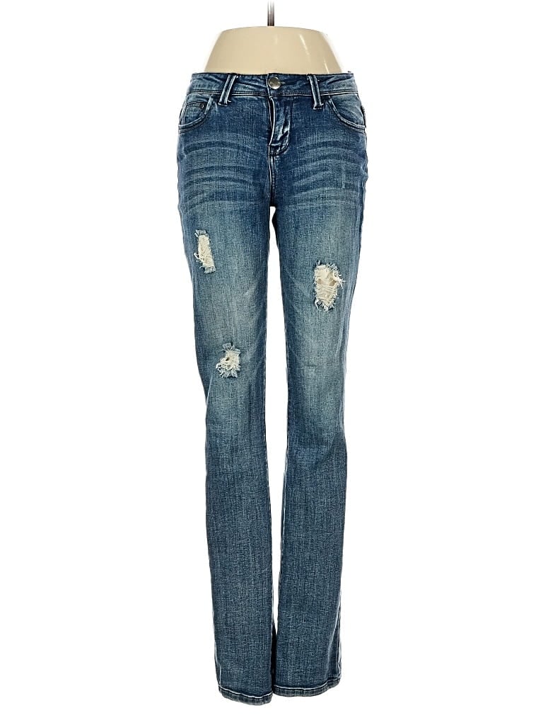 Pre-owned Elan Jeans In Blue