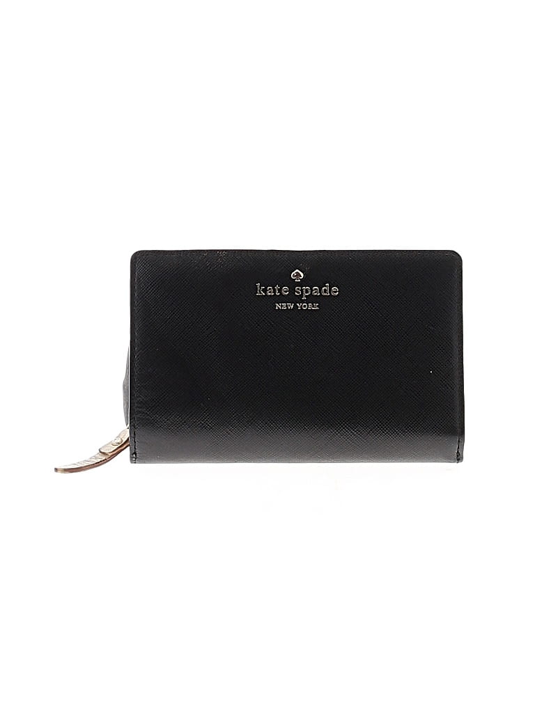 Click to view more detailed imagery on our partner's website Pre-owned Kate Spade New York Leather Wallet In Black