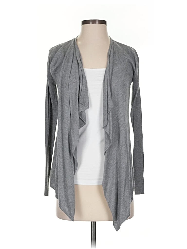 Pre-owned H&m Cardigan Sweater In Gray