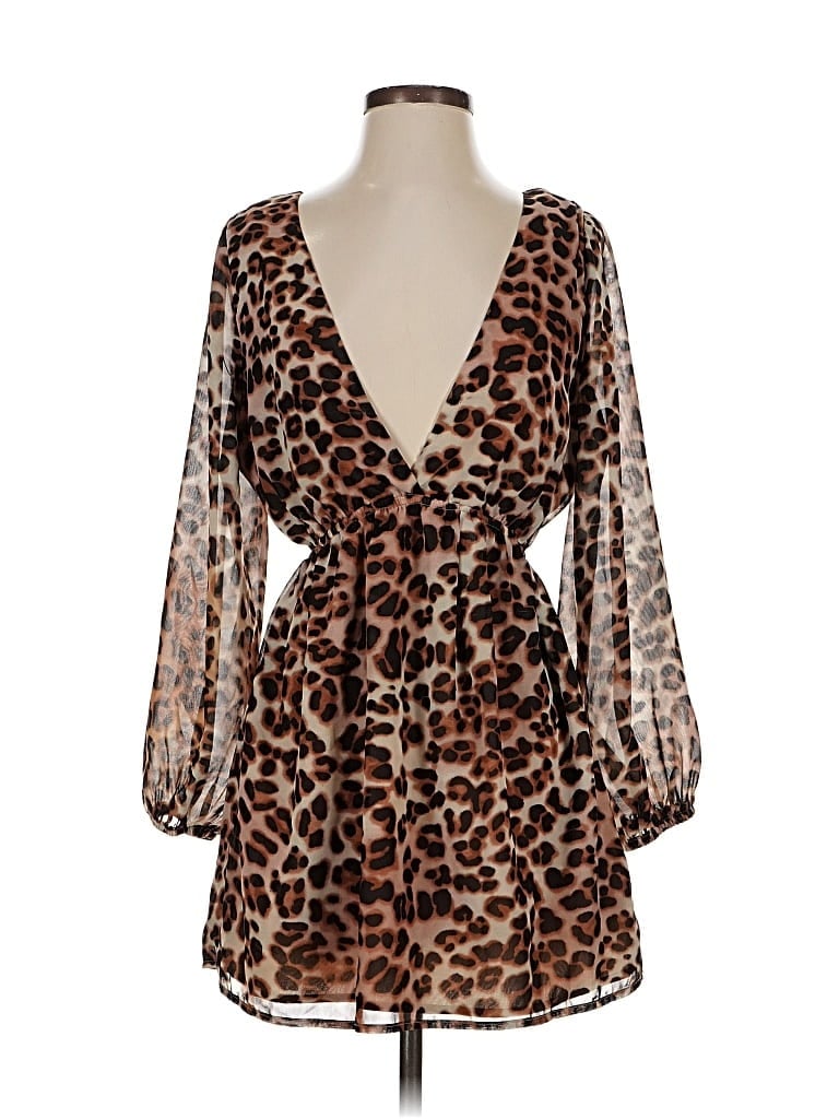 Pre-owned Superdown Casual Dress In Brown