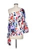 Unbranded 100% Polyester Purple Long Sleeve Blouse Size M - photo 2
