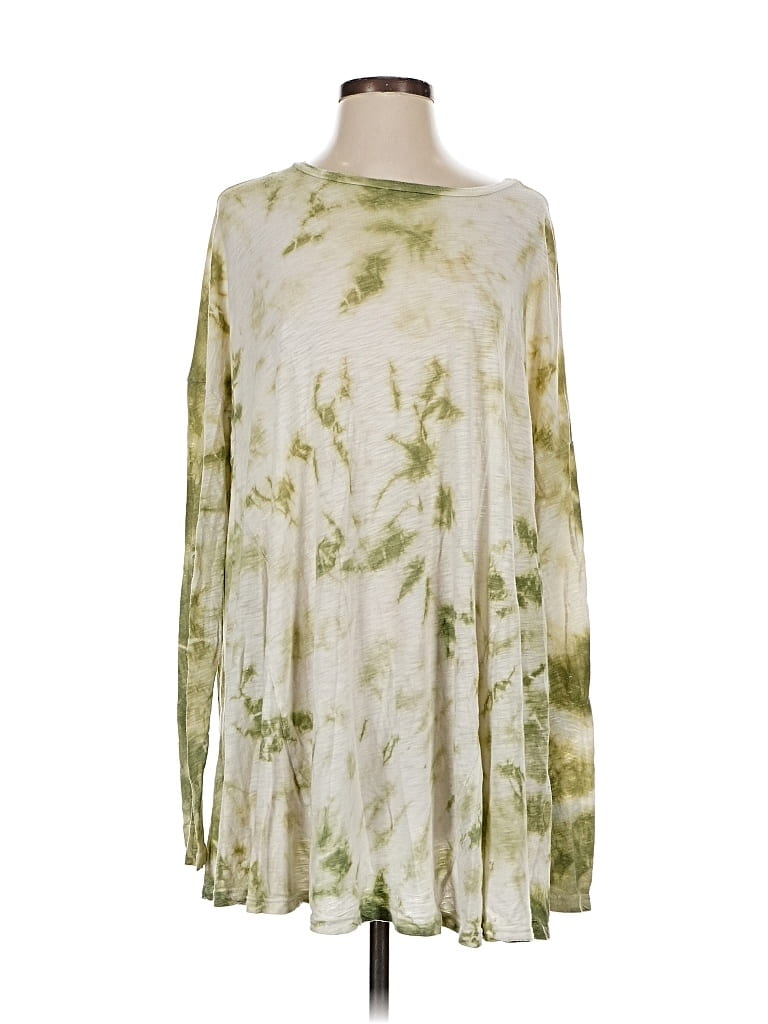 Pre-owned Show Me Your Mumu Long Sleeve Blouse In Green