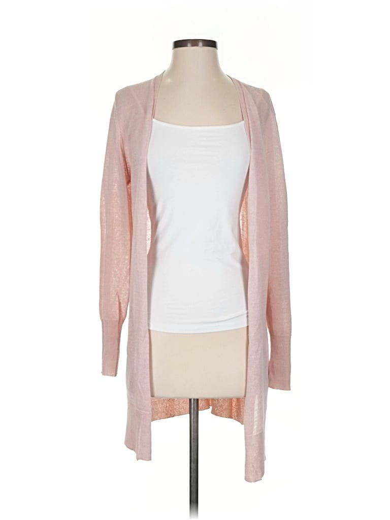Pre-owned Halogen Cardigan Sweater In Pink