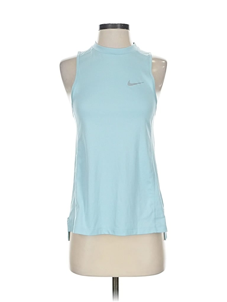 Pre-owned Nike Active Tank Top In Blue
