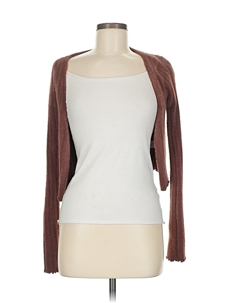 Pre-owned Et Clet Cardigan Sweater In Brown