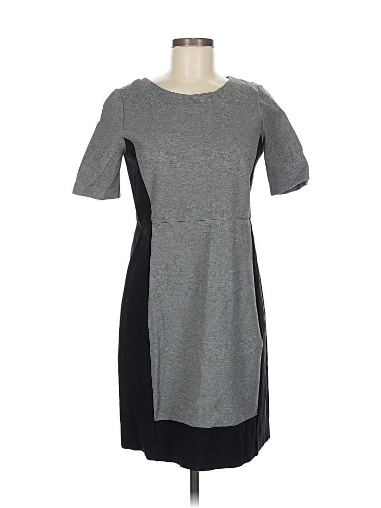 Pre-owned J.crew Factory Store Casual Dress In Gray
