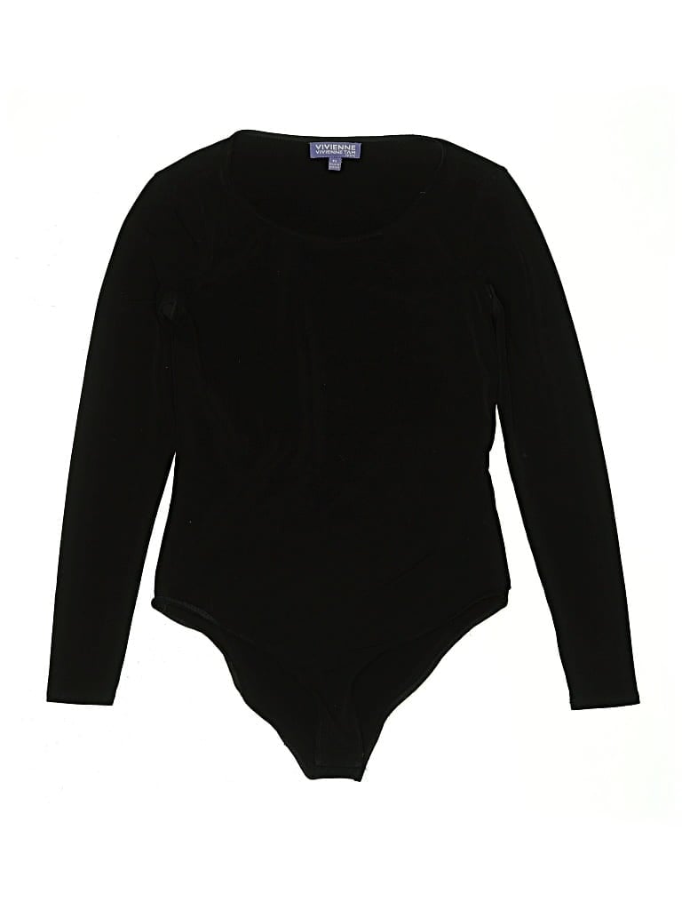 Pre-owned Vivienne Vivienne Tam Bodysuit In Black