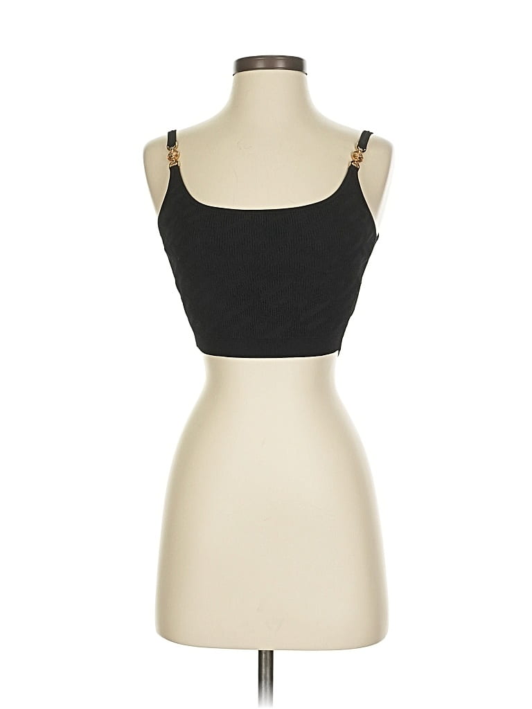 Click to view more detailed imagery on our partner's website Pre-owned Versace Tank Top Black Strapless Neckline Tops