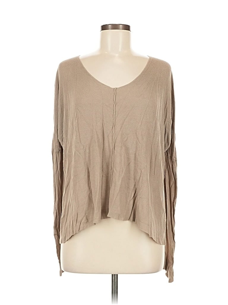 LUMIERE Pre-owned Long Sleeve T-shirt In Brown