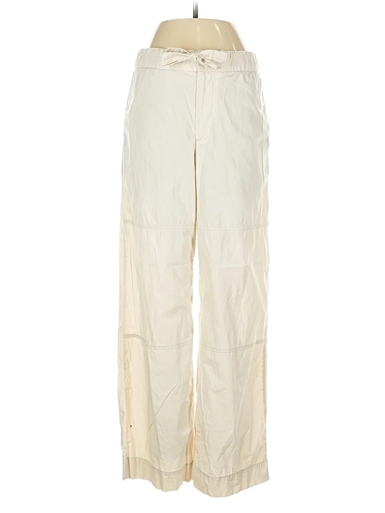 Pre-owned Banana Republic Factory Store Cargo Pants In White