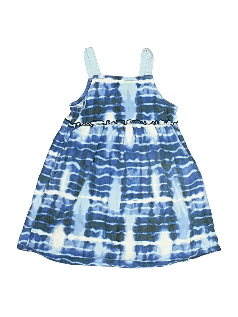 Pre-owned Wonder Nation Kids' Dress In Blue