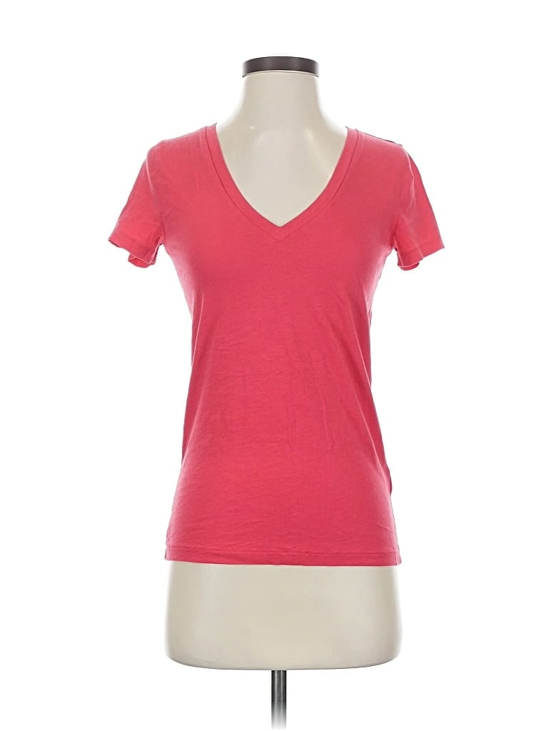 Pre-owned J.crew Factory Store Short Sleeve T-shirt In Pink