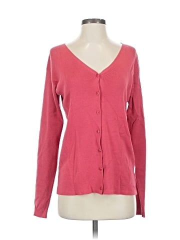 Linda Allard Ellen Tracy Wool Cardigan (view 1)