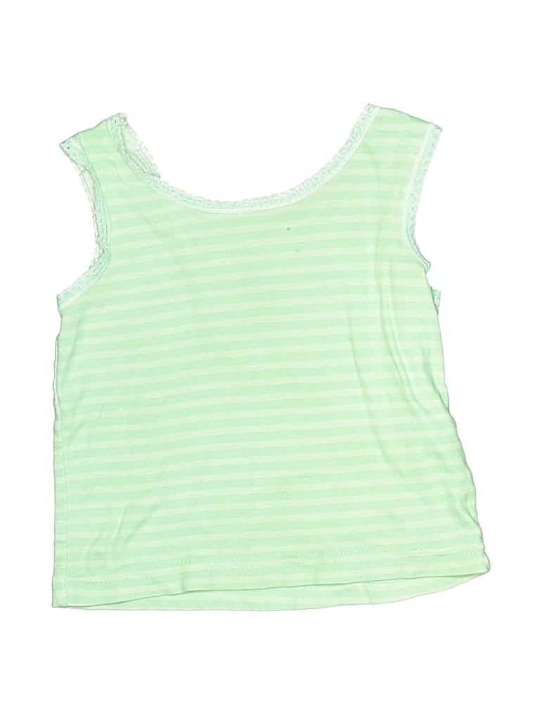 Pre-owned Wonder Nation Kids' Sleeveless T-shirt In Green